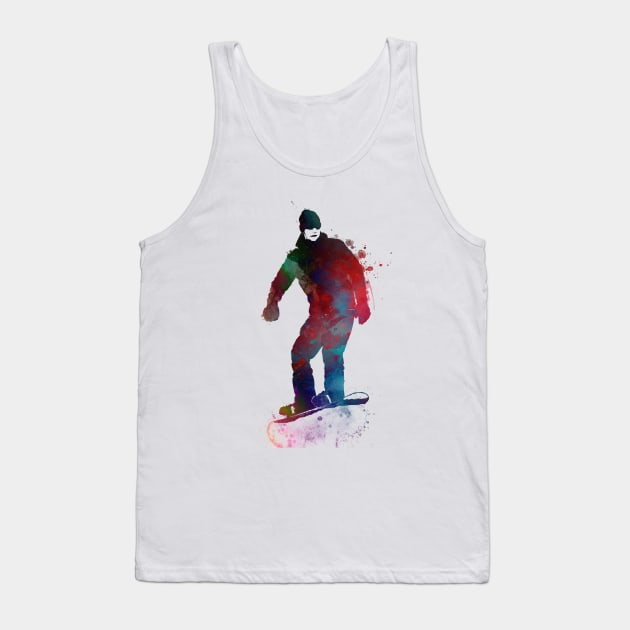 snowboard sport art #snowboard Tank Top by JBJart